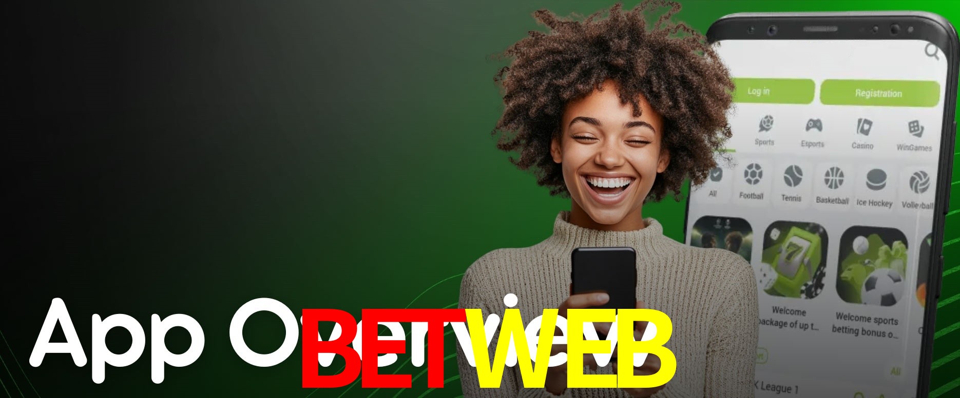 APP oficial da BETWEB para mobile